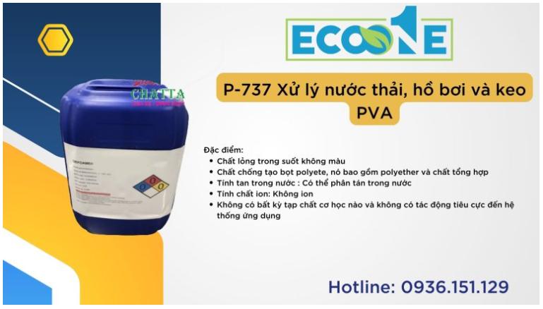 P-737 Xử lý nước thải, hồ bơi và keo PVA